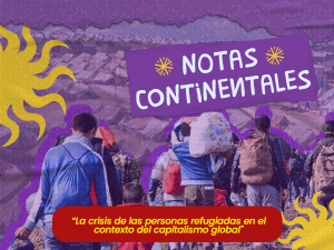 La crisis de refugiados en el contexto del capitalismo global