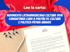 Movimiento Latinoamericano Cultura Viva Comunitaria - Cuba